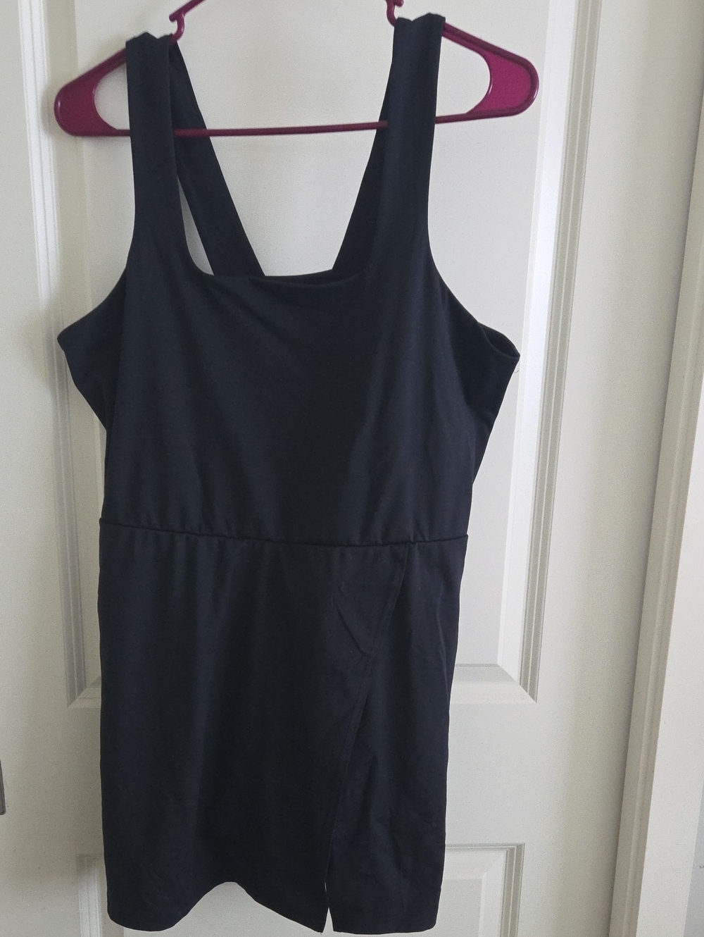 all in motion Black Mini Tank Dress